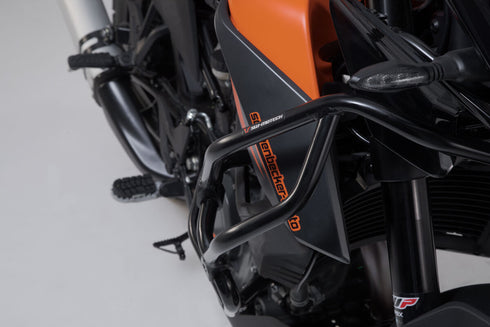 Protecciones sup. de motor para KTM original. Negro. KTM 390 Adv (19-).